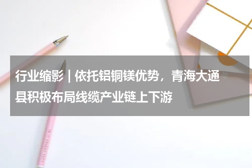 行业缩影 | 依托铝铜镁优势，青海大通县积极布局线缆产业链上下游