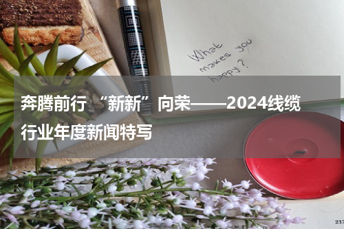 奔腾前行 “新新”向荣——2024线缆行业年度新闻特写